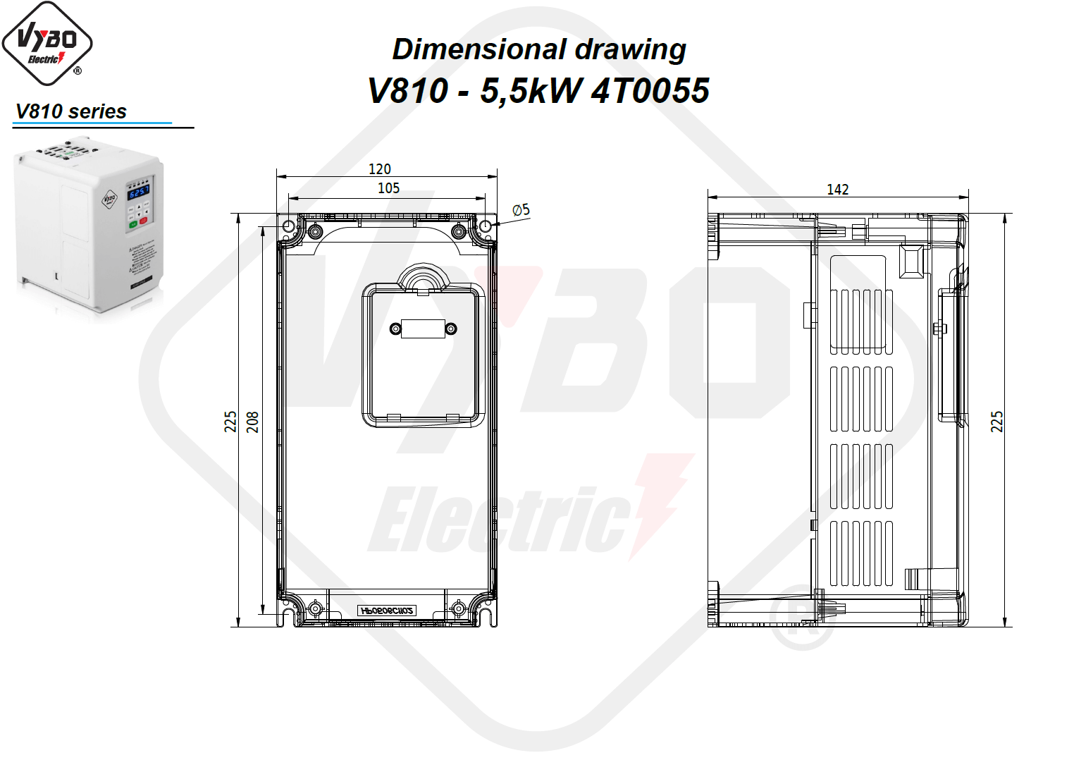 Maßzeichnung V810 4T0055