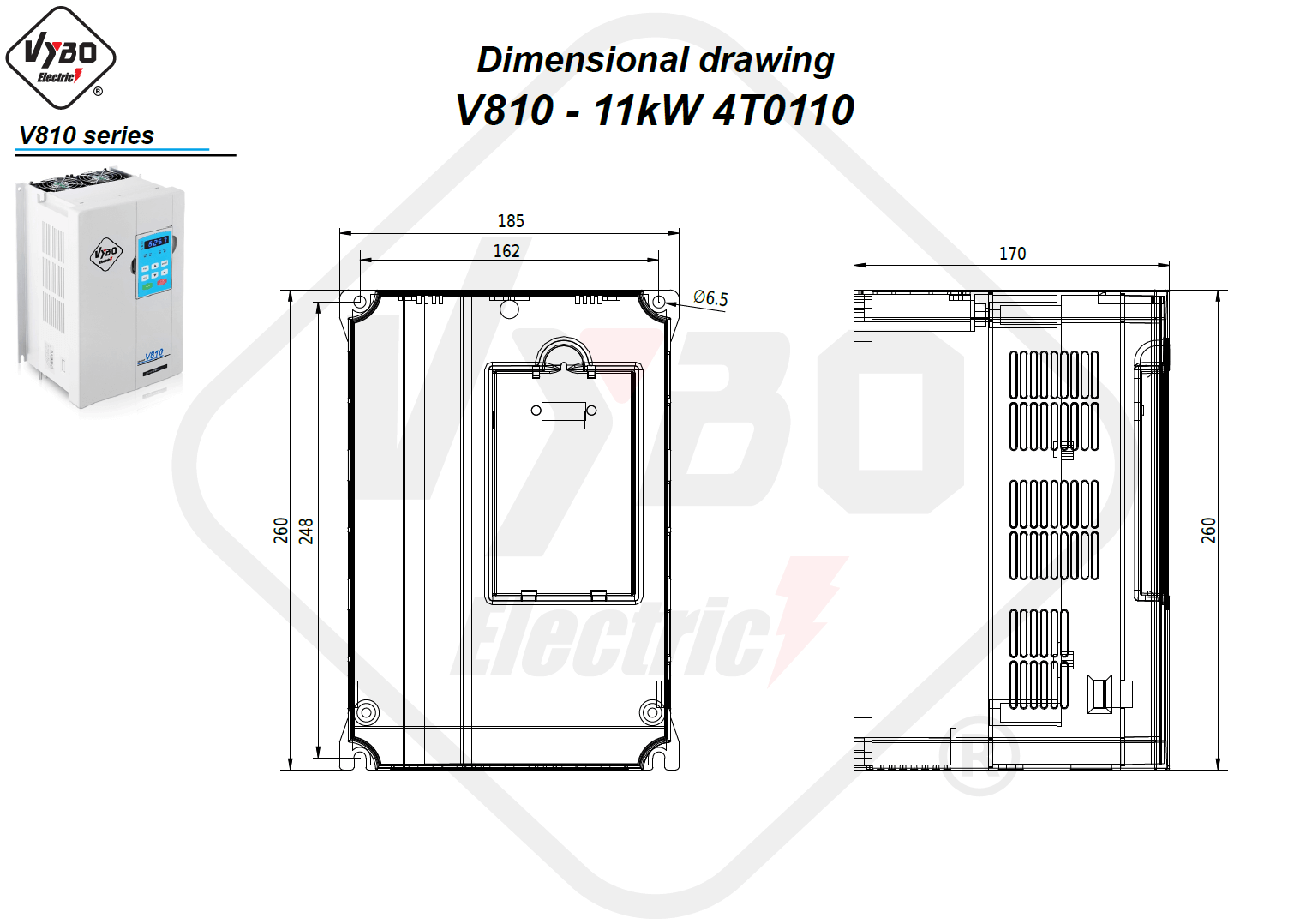 Maßzeichnung V810 4T0110