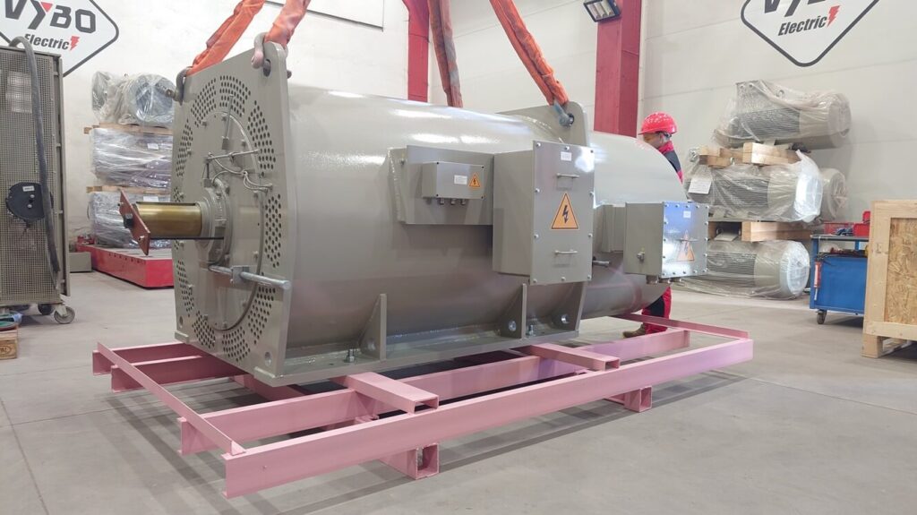 Spezialrohrkühlung IC511 Schleifringmotor H27R-TB-SR-630-6 1400kW für Zementmühle