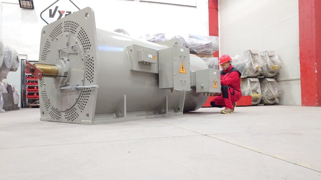 Spezialrohrkühlung IC511 Schleifringmotor H27R-TB-SR-630-6 1400kW für Zementmühle