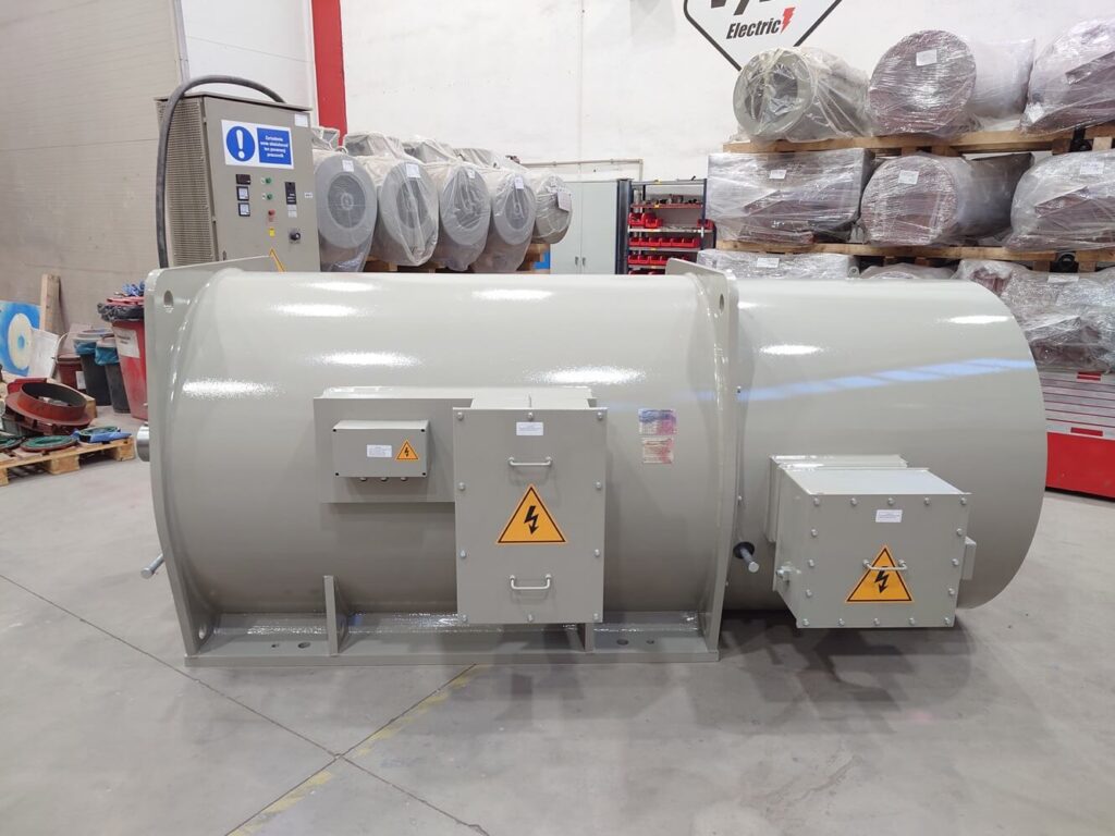Spezialrohrkühlung IC511 Schleifringmotor H27R-TB-SR-630-6 1400kW für Zementmühle